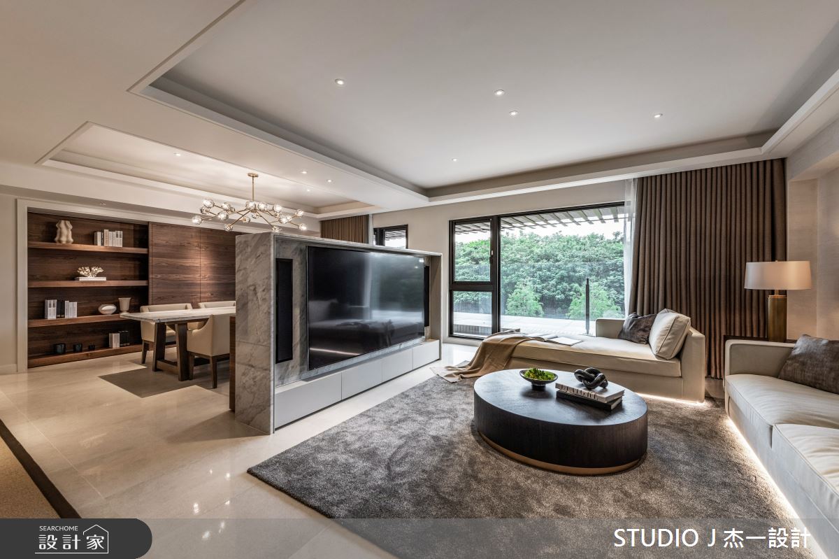 室內外景致相融、美學細節呼應，打造兼具招待會所與度假的時尚現代宅！