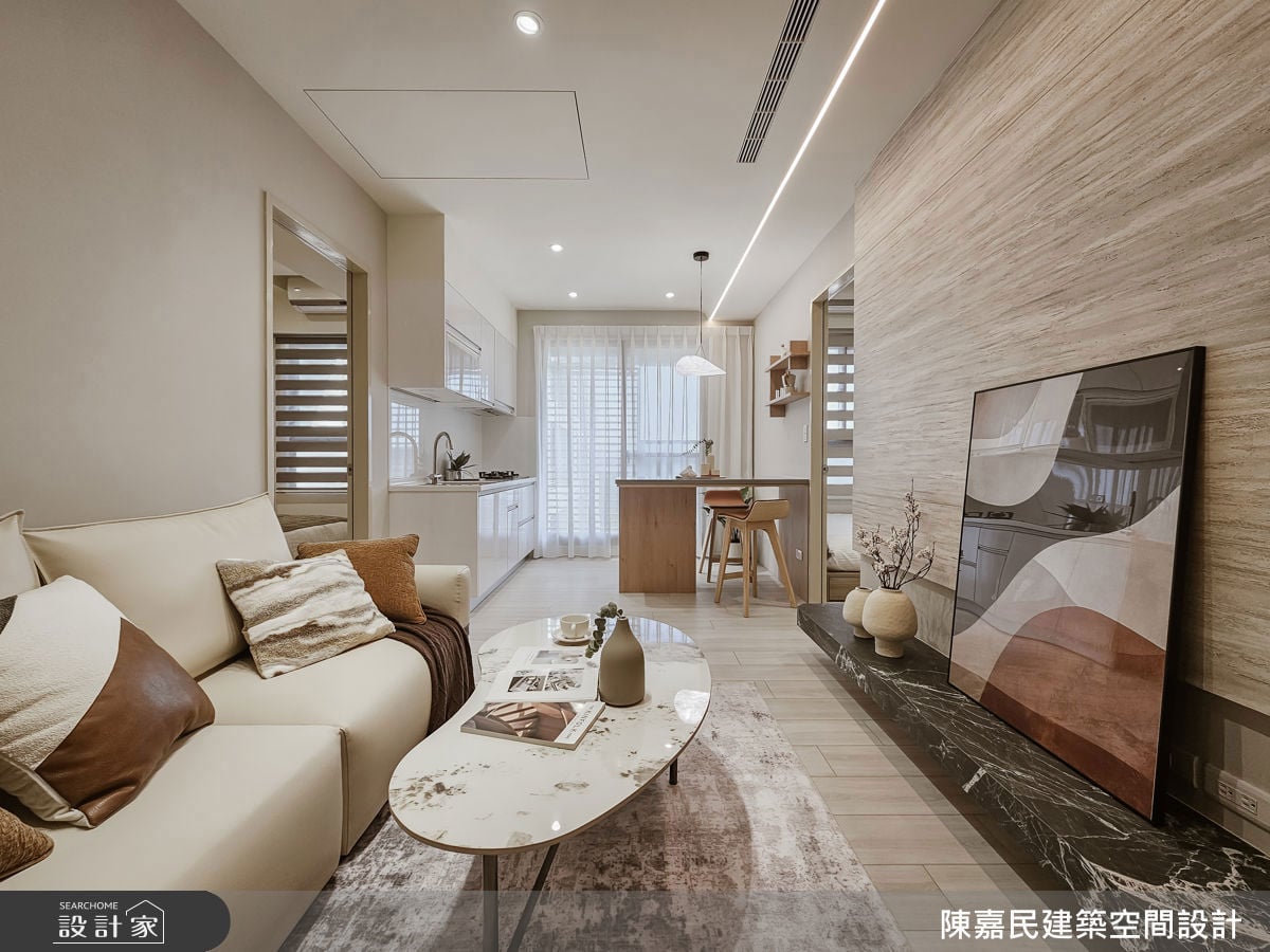 把清爽與留白留給生活，17.3坪的無印風生活提案，一回家就能慢下來的空...