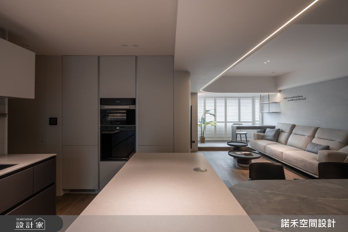 將信仰化為設計常伴日常，重塑老屋格局打造高互動現代宅