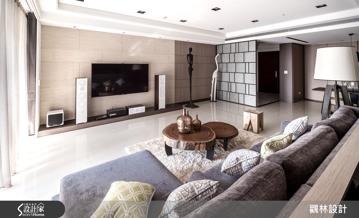 留下雋永的恬靜時光，將光影交織成 46 坪動人景致