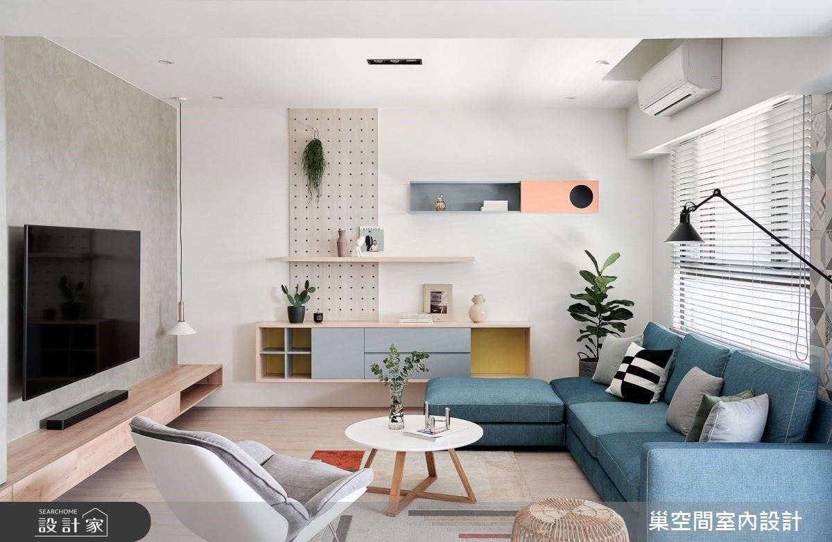 餐飲業屋主的夢幻北歐風紓壓宅！植栽、粉灰系色彩、水磨石打造 IG 網美質感