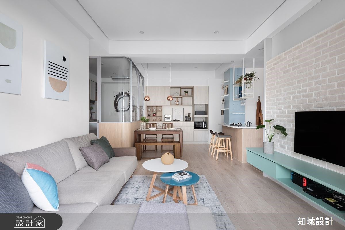 給清新的顏色說話！溫馨北歐混搭讓中古屋別有一番風味