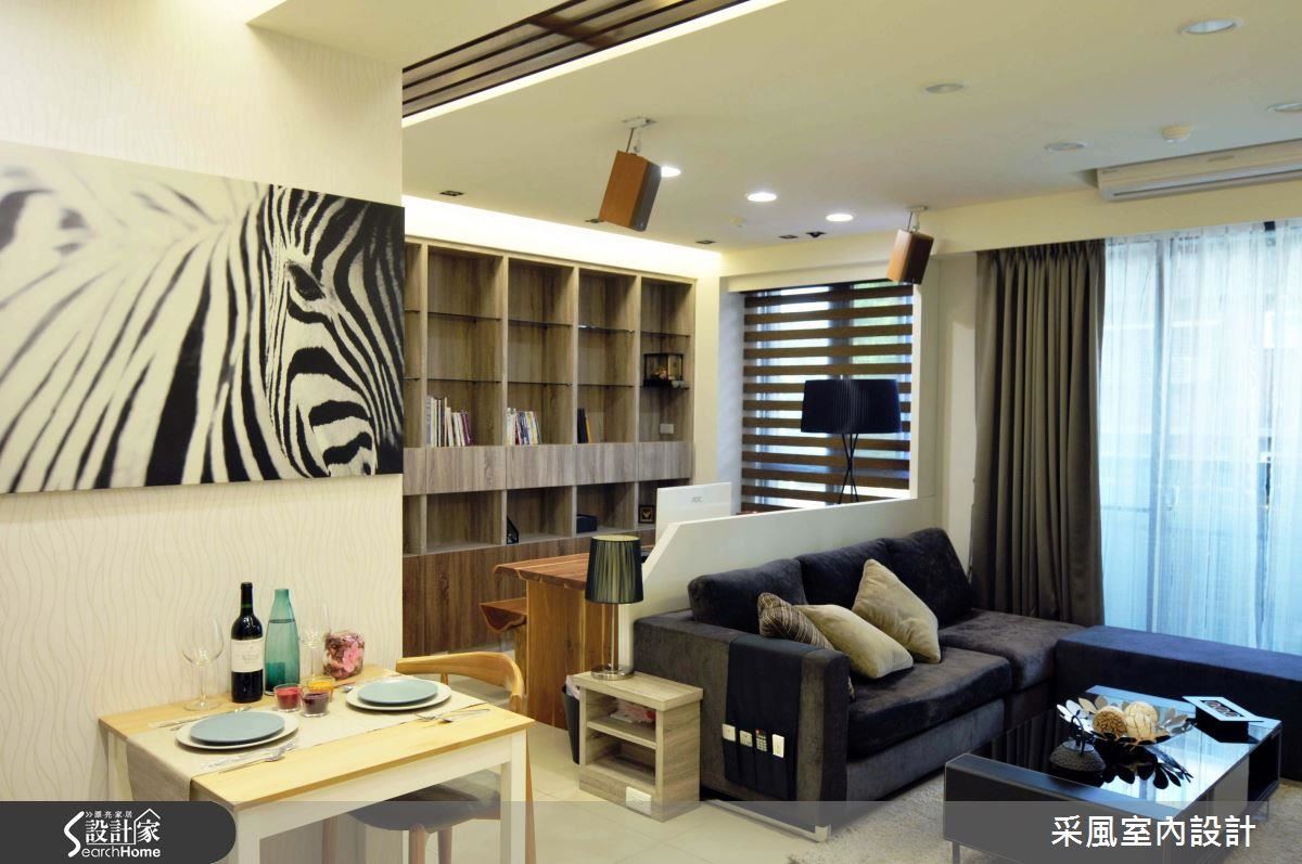 超值裝修！百萬帥氣搞定，大男孩的 25 坪簡約有型居宅
