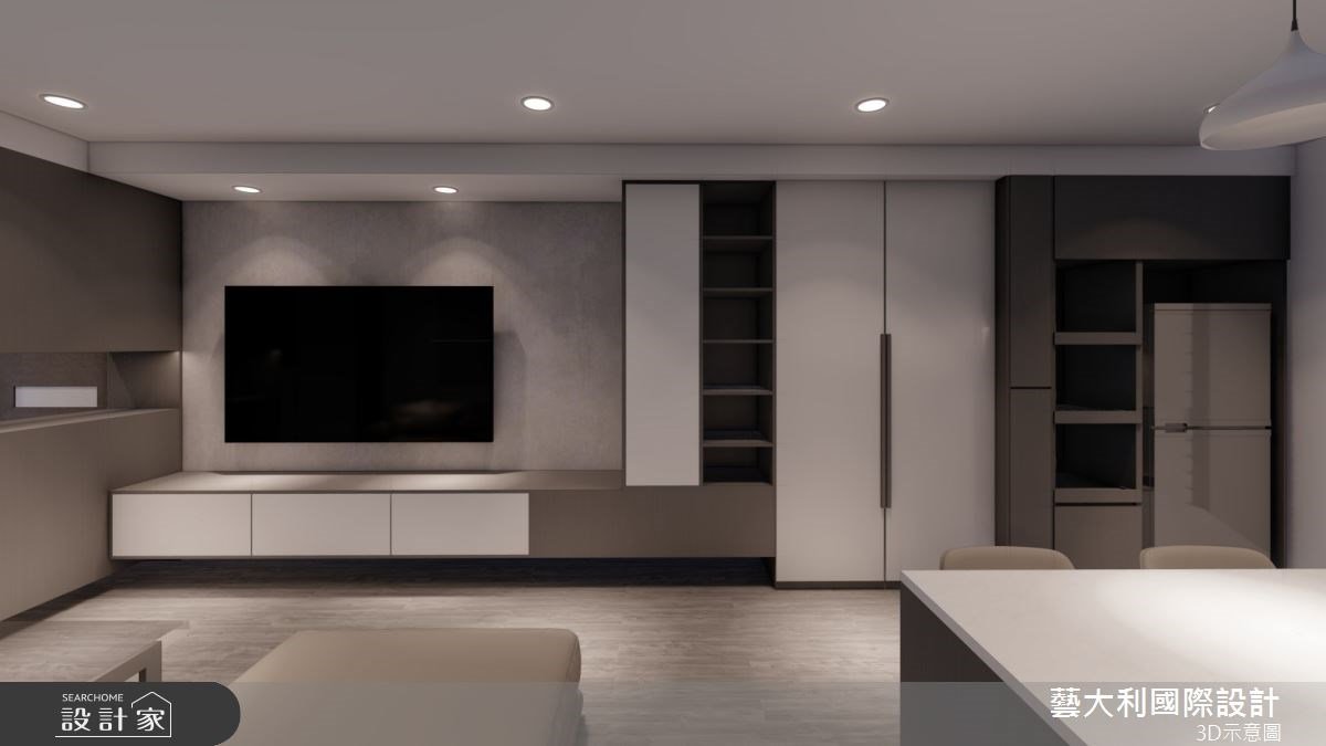 逆襲老屋的時尚黑白灰！全面升級現代宅，更重新規劃玄關跟獨立更衣室