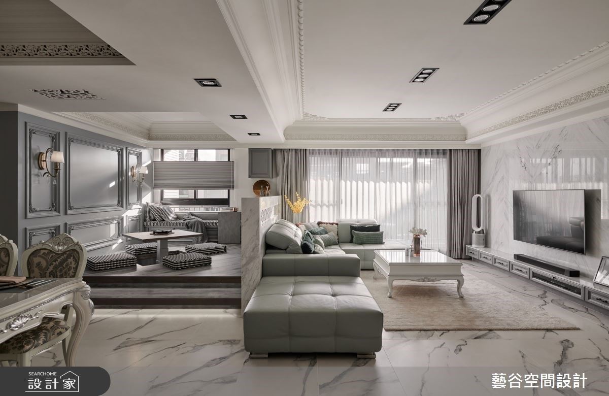 輕古典豪宅格局規劃好貼心！愜意和室 + 優雅吧台讓三代同堂齊聚享樂