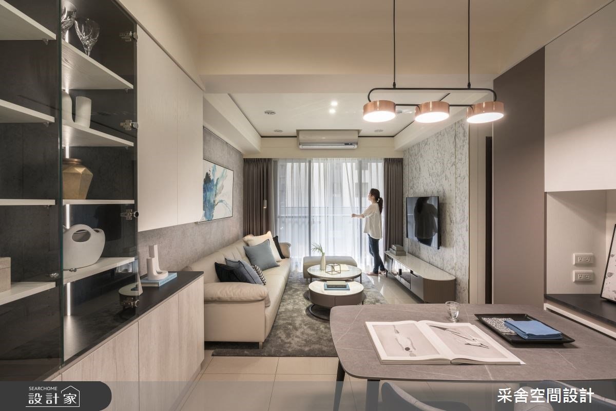 實現大餐廚夢想！23 坪現代宅善用畸零空間，收納機能更精準到位！