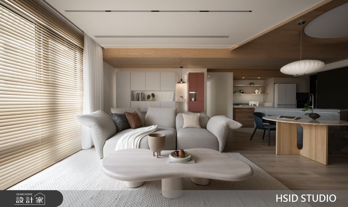 小林&郭郭的30坪台北市森系宅!木質設計佐自然曲線，打造療癒系家居指南