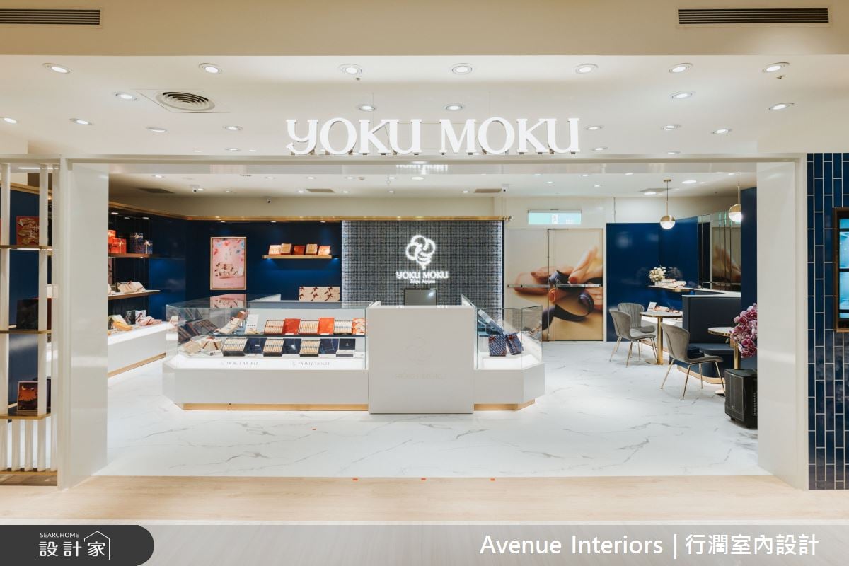 來自日本知名甜點品牌YOKU MOKU，進駐台南新光三越新天地！玻璃展櫃+時...