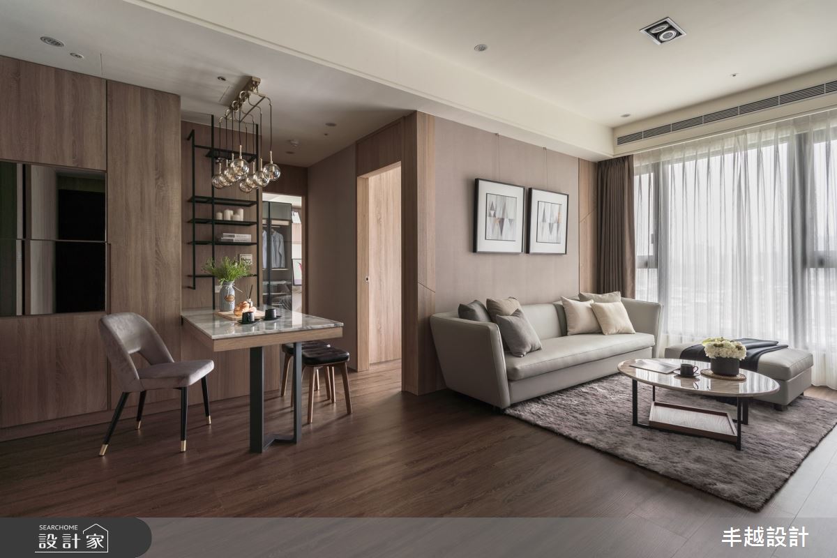 浪漫成就經典！用大地色系描繪41坪溫潤木質現代宅