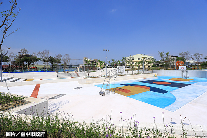 台中草湖防災公園 4月底完工