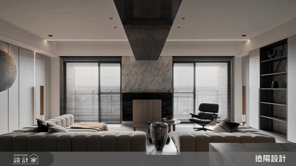 裝潢再升級只為成夢想邁進！預售屋客變雙拼住宅二次設計，橫向沙發串連...
