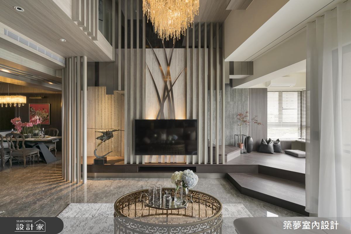 融合多元風格樓中樓 實現一家三口新古典品味私宅