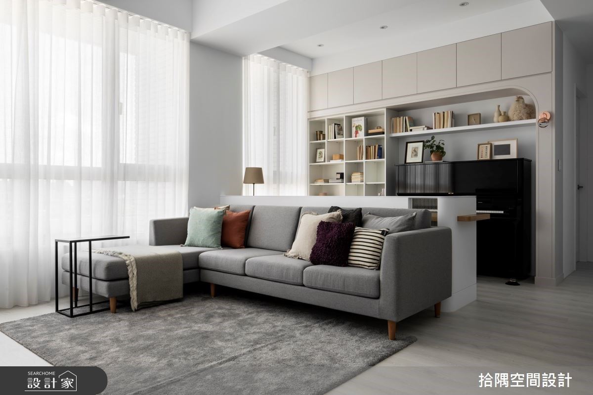 恬靜文雅北歐宅，用低明度色彩創造減壓、舒眠空間