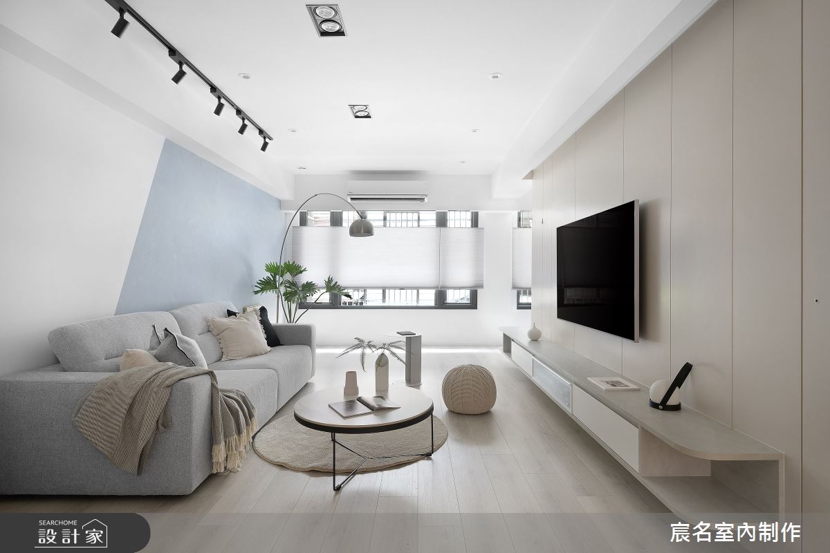 老屋翻轉微甜簡約風！梳理動線、開放櫃體與採光，讓家開闊且充滿溫度