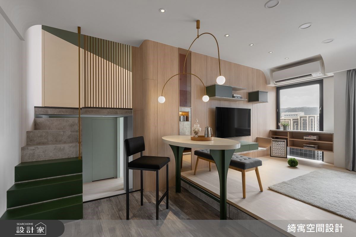 給雙胞胎的 18 坪親子宅！三房兩廳用分散式收納，打造自然感新生活