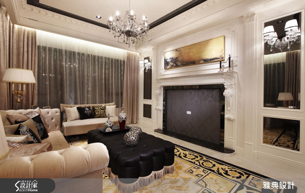 嫁入自己的豪門！女王範兒十足的新古典居家