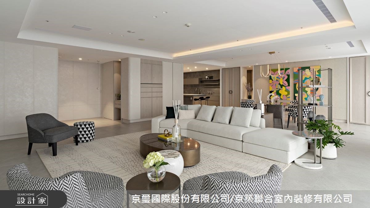 藝廊氣息渲染百坪毛胚屋！藝術作品主導空間設計，頂級訂製詮釋企業家品...