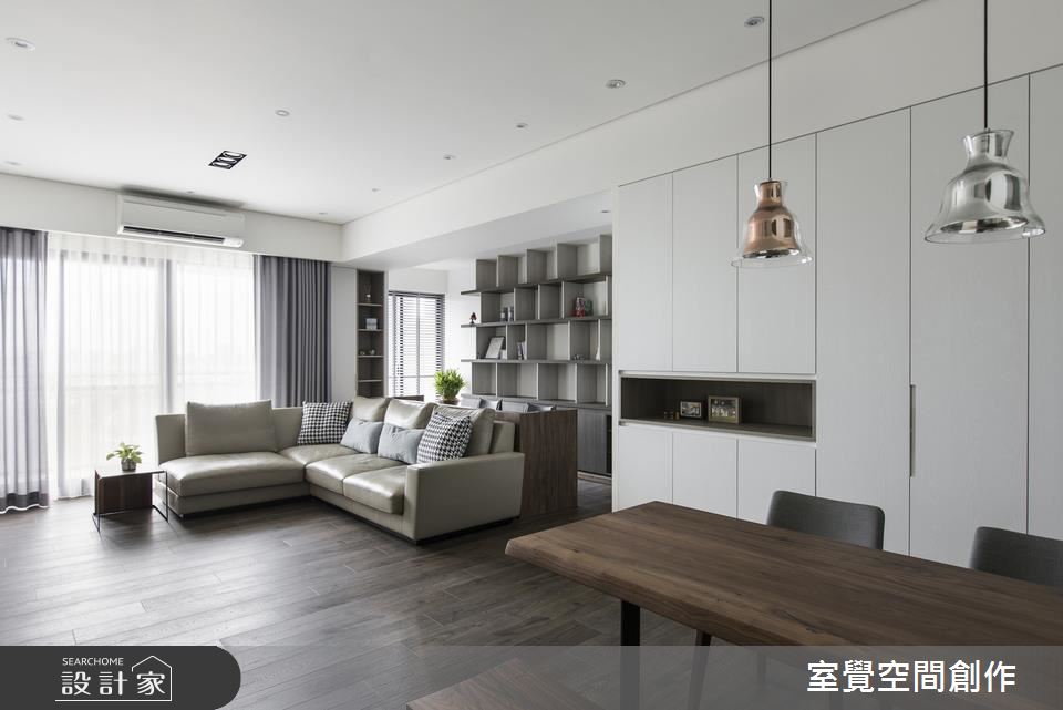 這麼寬敞的家竟只有 25坪！淺灰控喜愛的減壓系居宅