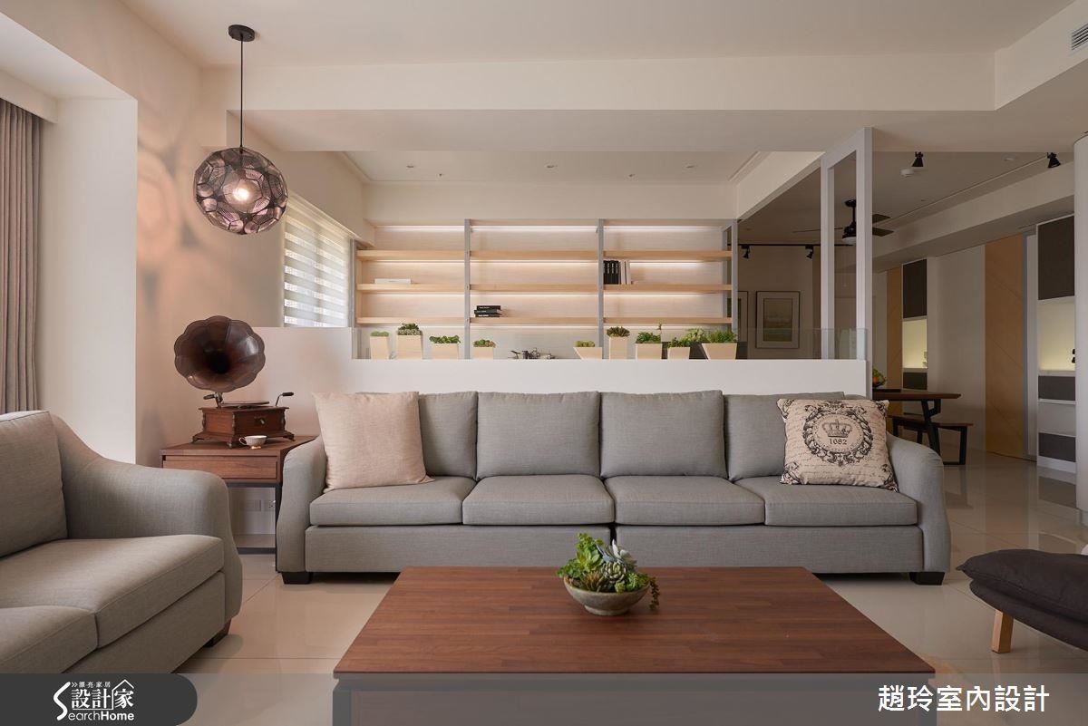 收納櫃為牆　保留最開闊的舒適格局