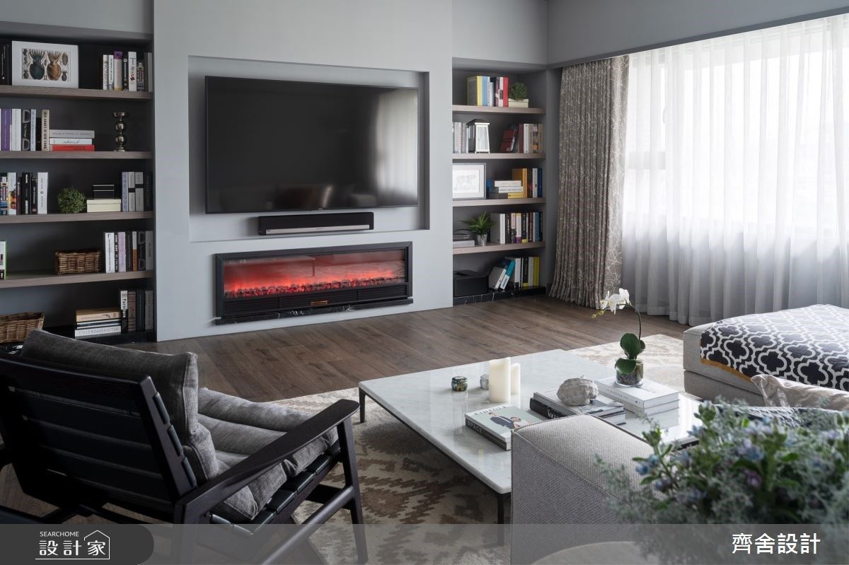 莫蘭迪混搭美式風味！圍繞著中島廚房而生的夫妻生活藍調