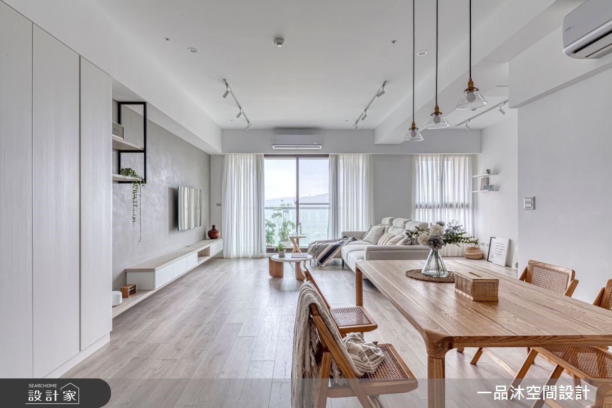 劇透新古屋的逆齡秘密!新竹35坪混搭宅揉捻北歐與現代，一展家的迷人風采