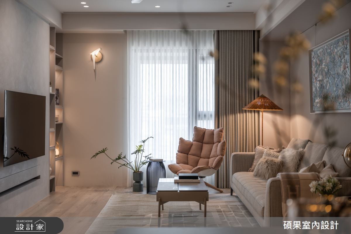 零毛胚創造北歐居所！弧形線條、溫潤木質與設計燈飾，交織雅致溫馨親子宅