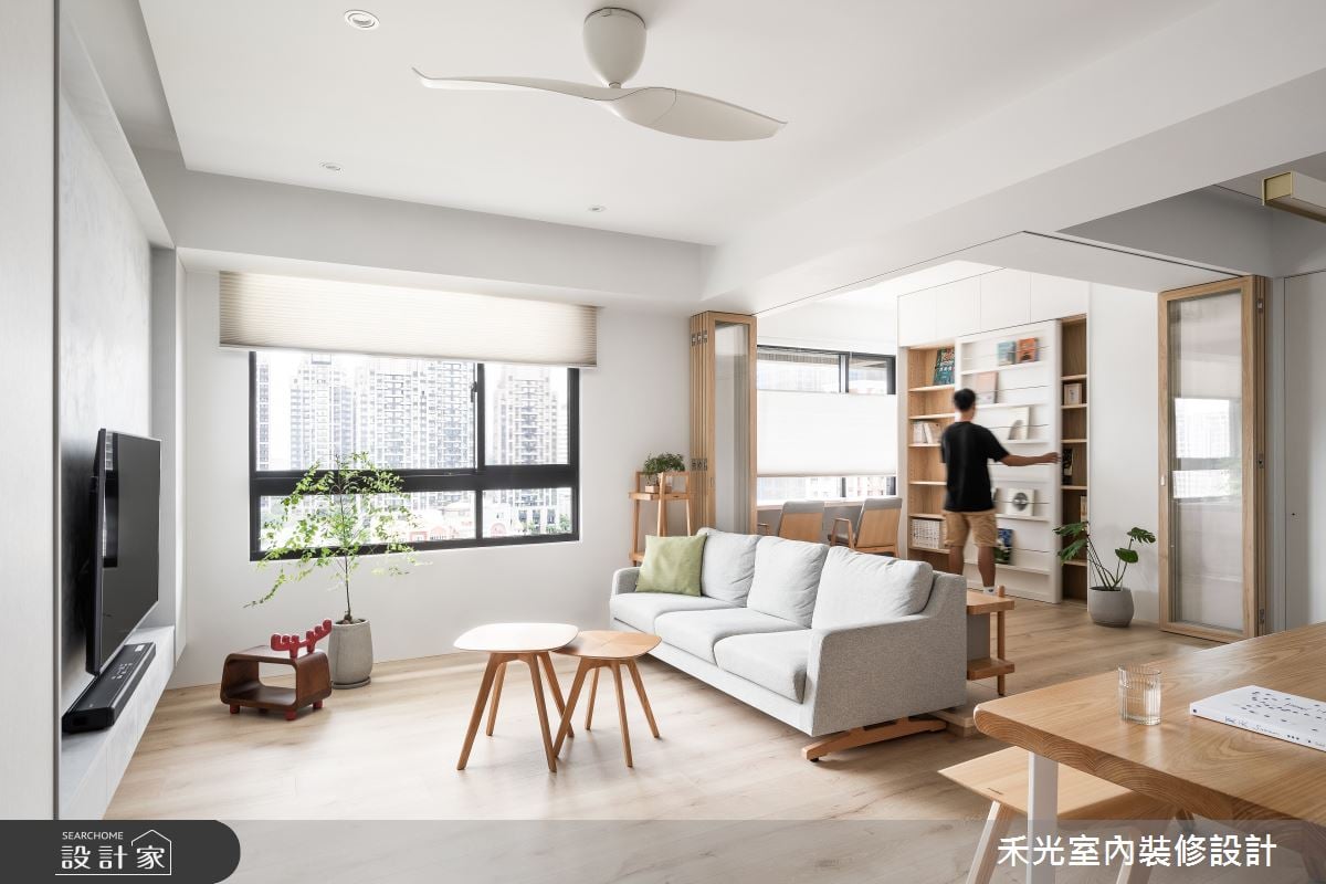 【裝修心得分享】北歐風客變全紀錄，31坪三口宅變身多功能收納王