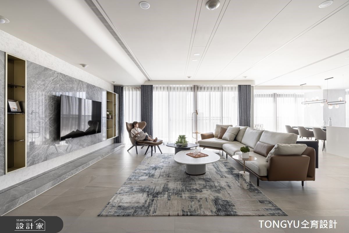 奢華感剛剛好！有溫度的輕盈系白色大宅