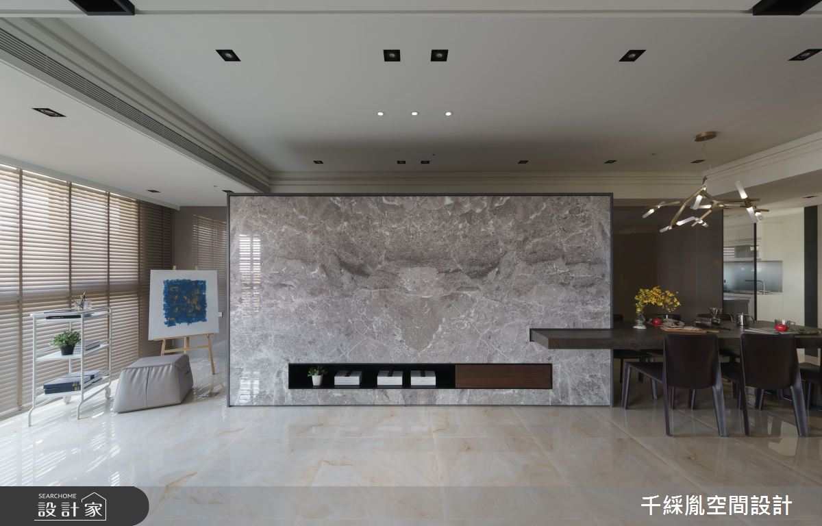 當餐桌與電視牆相遇！開啟不一樣的人文現代風視野