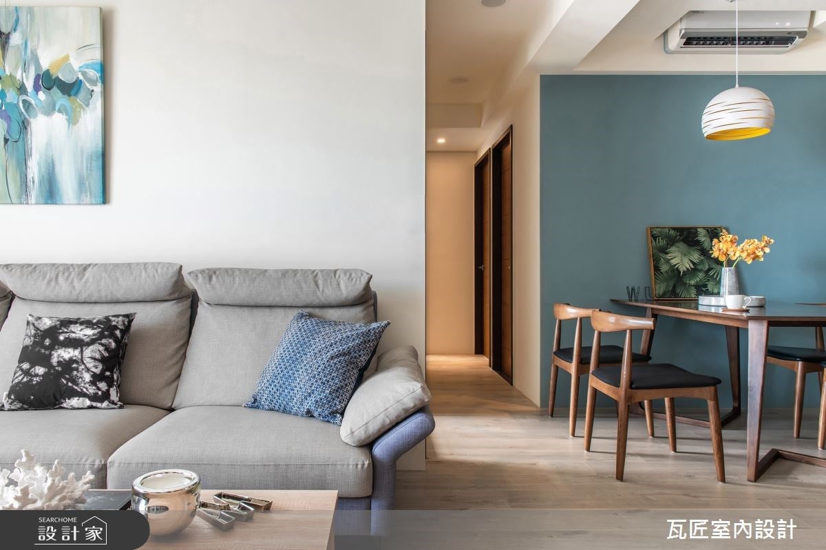 超美湖水綠踏入親子宅！以簡約系北歐風，讓風水、收納和中島需求迎刃而解