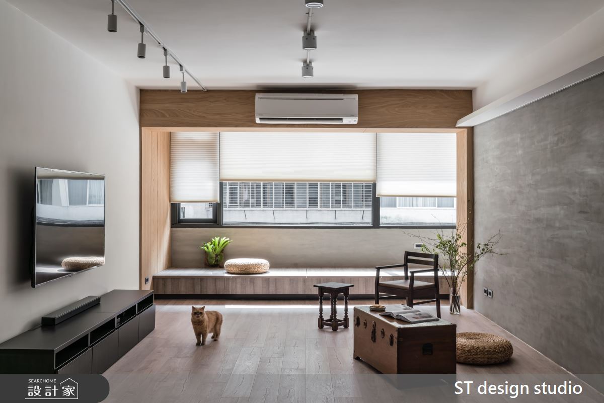 漏斗狀老屋大搬風！年輕情侶與貓咪的簡約小日子