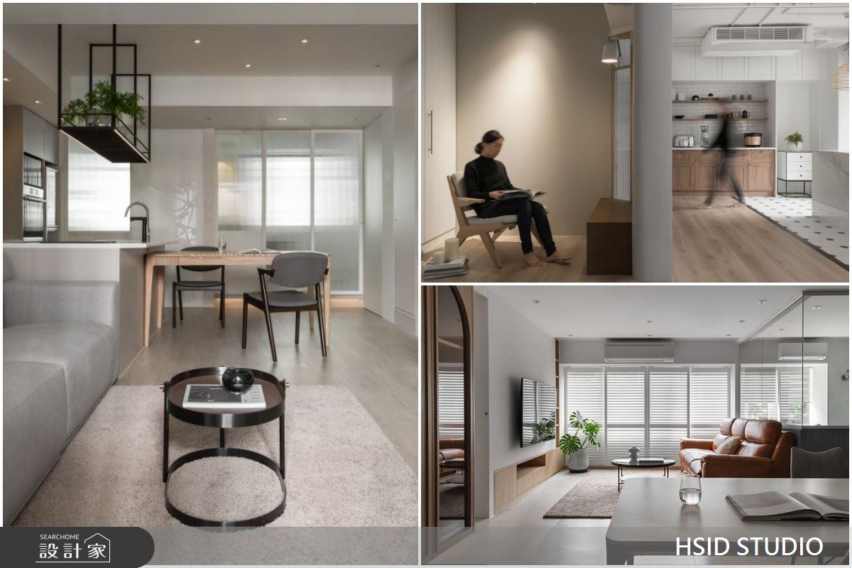 別讓隔間牆佔據你的家！解構3間老屋新格局，用玻璃與拉門讓空間大升級