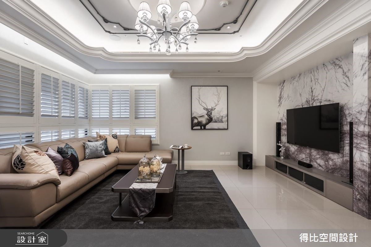 客制你的專屬豪宅，52坪美式新古典風藏入海量收納