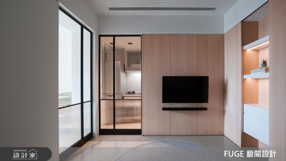 環繞清新小宇宙 突破收納與採光的現代風小宅
