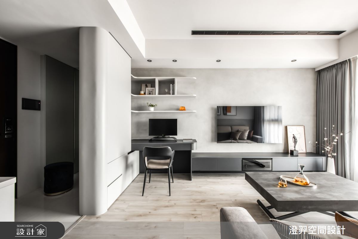 有你們的地方就是最溫暖的家!集合獨立玄關、療癒客廳與寬敞主臥的12坪專...