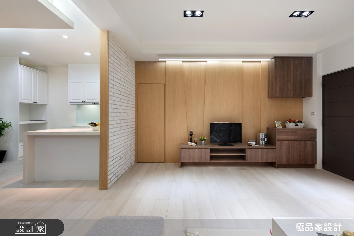 妝點老屋的純白畫布！明亮北歐風的層次切割