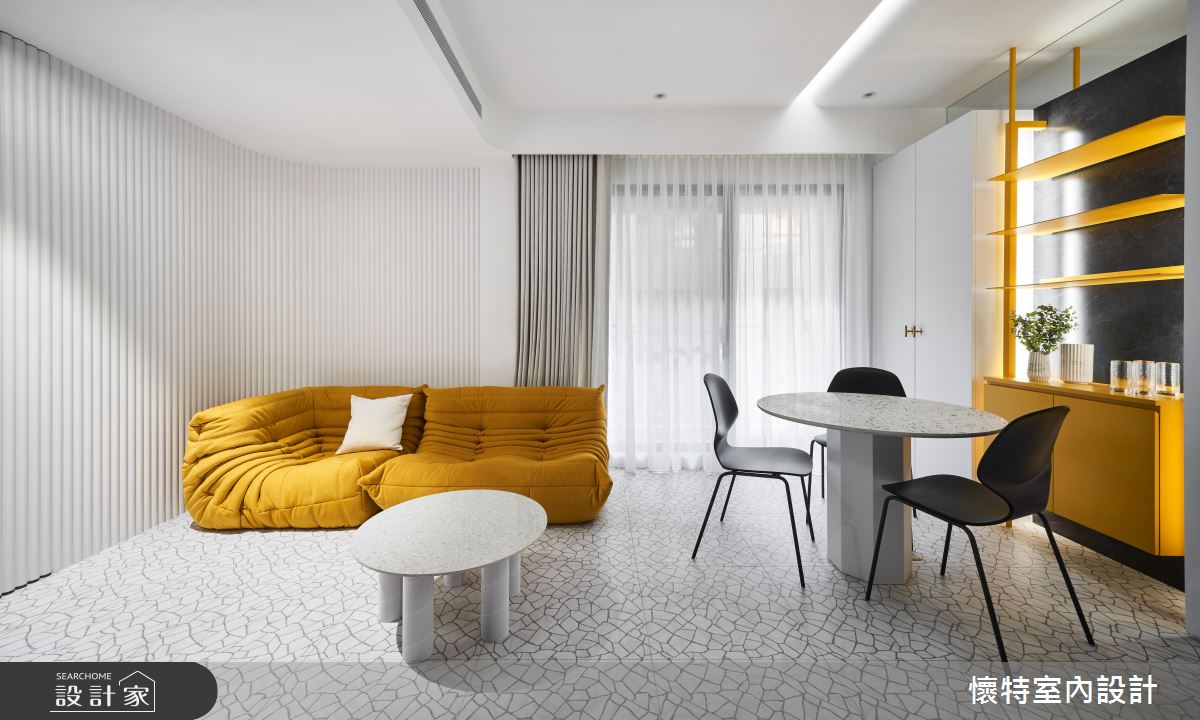 小坪數重疊式格局！給 1 人現代宅零受限空間感