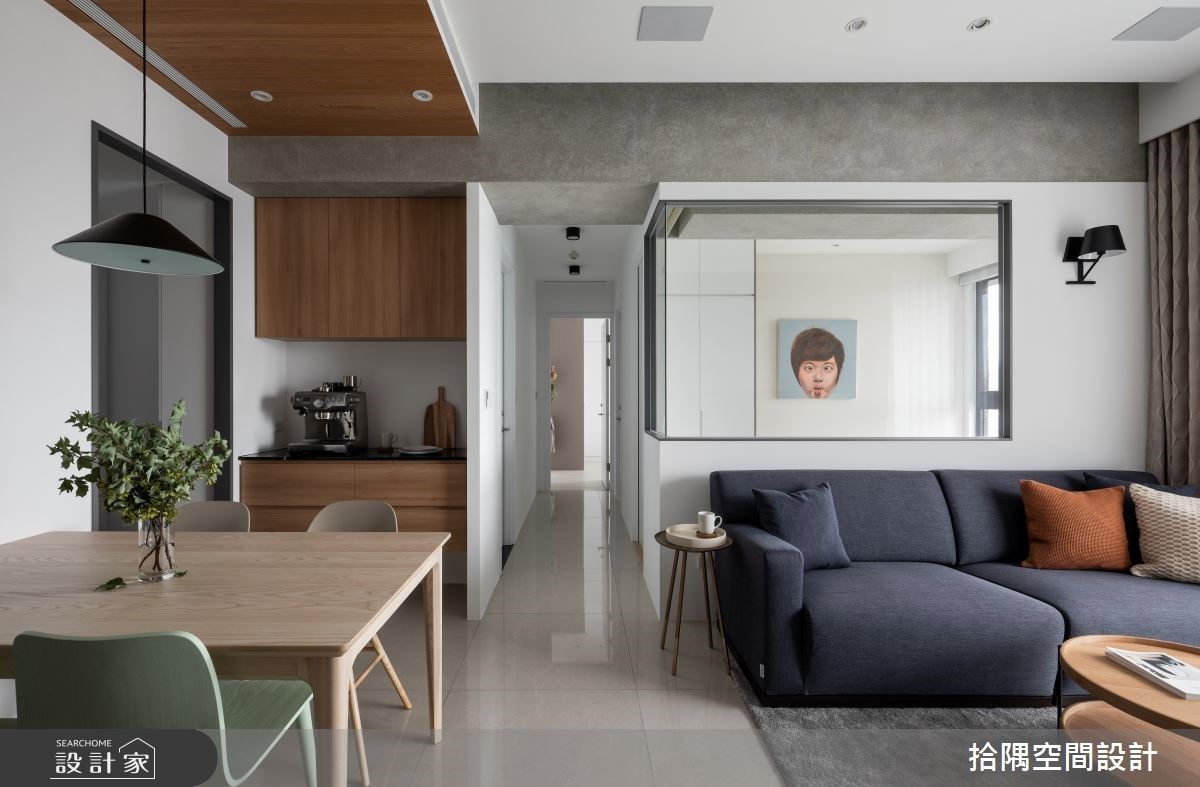 用設計找到家的安全感！20坪莫蘭迪混搭風，讓生活每一幕都美得如詩如畫