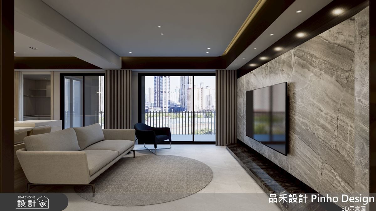 寬敞玄關展現大宅氣度!75坪輕奢風新成屋，以高端訂製陪你打造真正的豪宅