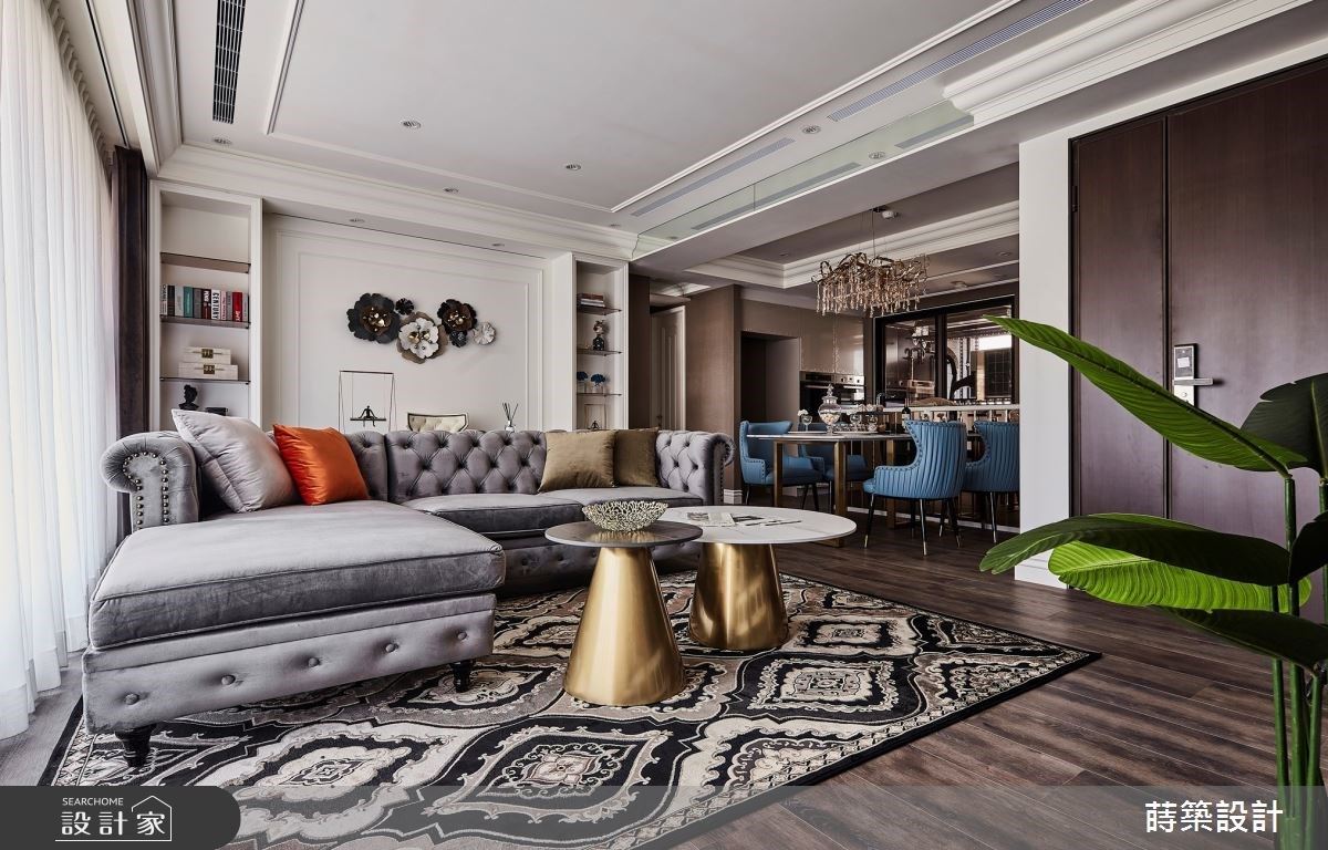 線板框景下的藝術宅邸！從毛胚屋打造專屬的新古典品味