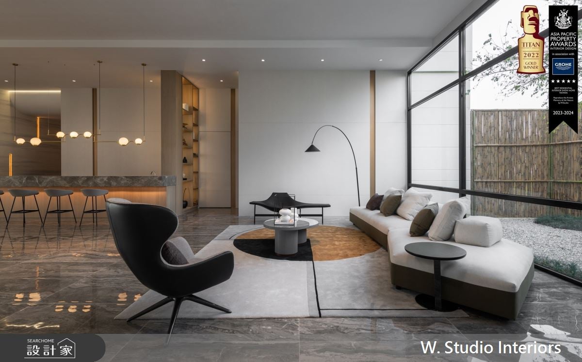 擁攬天際、自然綠意的豐樂公園接待中心！豐富質材、細膩工法讓藝術美學...