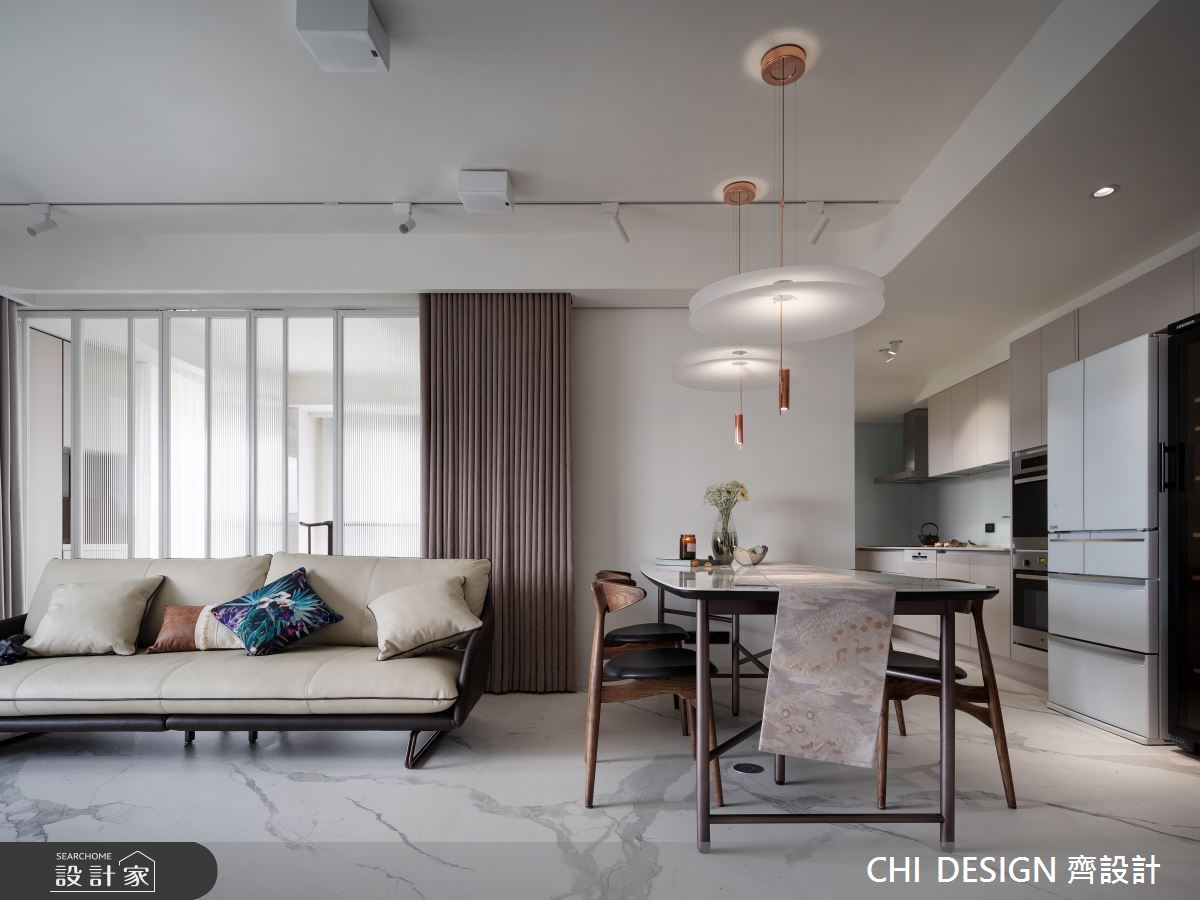 明亮簡約的現代宅協奏曲! 二進式玄關、藝術氣息客廳、多功能書房、飯店...