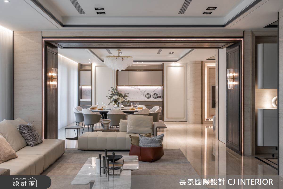 「優雅是唯一不會褪色的美」，描繪雋永180坪新古典風豪邸