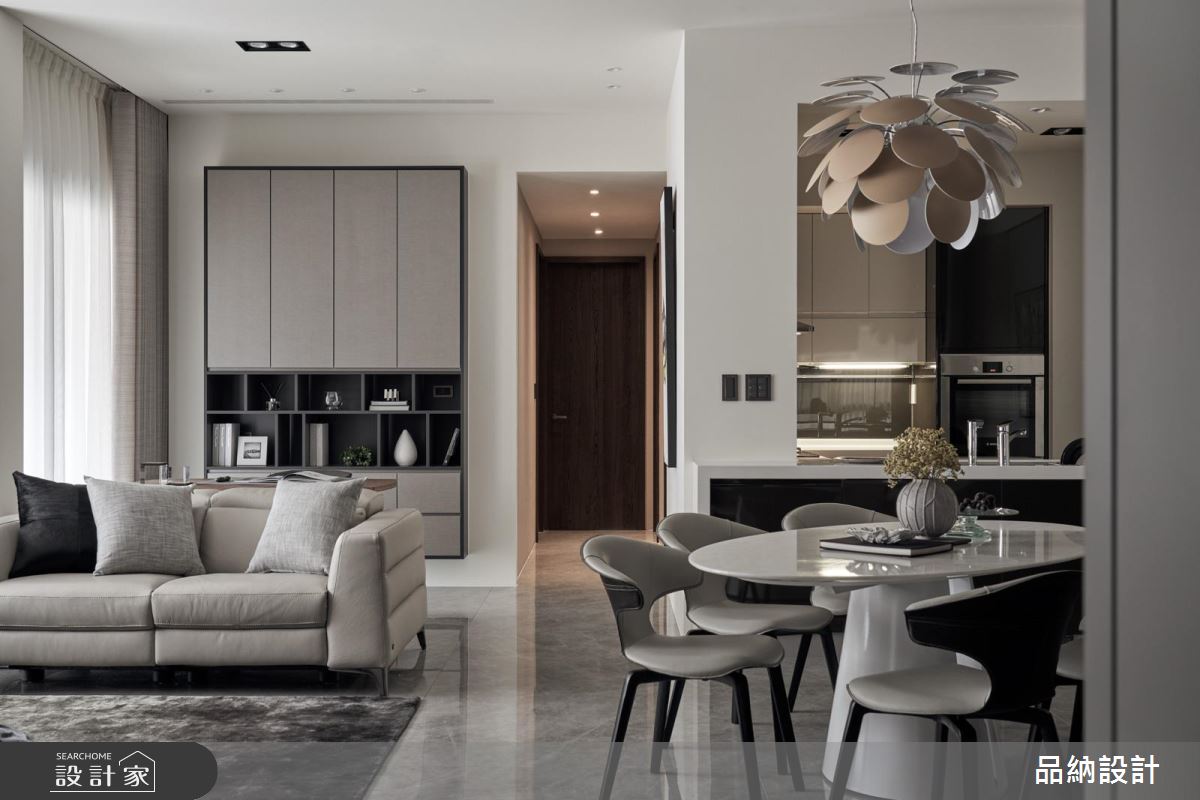 40坪現代風居家，高雅客廳X機能廚房一次滿足！