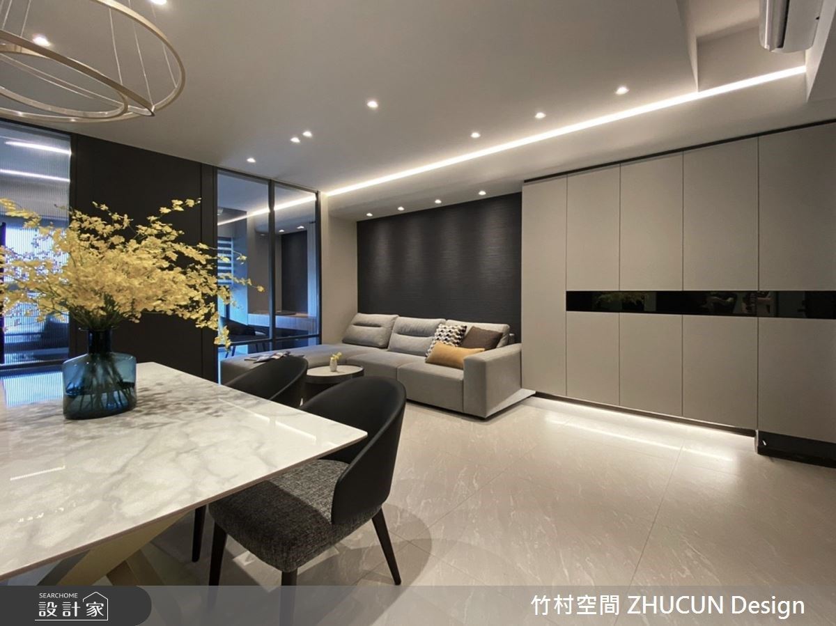 小居家也有大氣度！隔間+燈光+線條讓14 坪空間翻倍