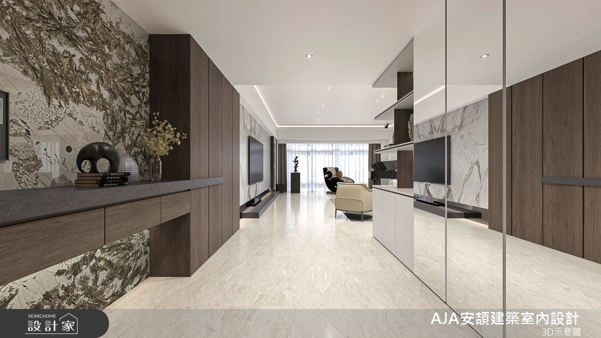 70坪中古屋翻新，誰說豪宅不能兼顧簡約與大氣？