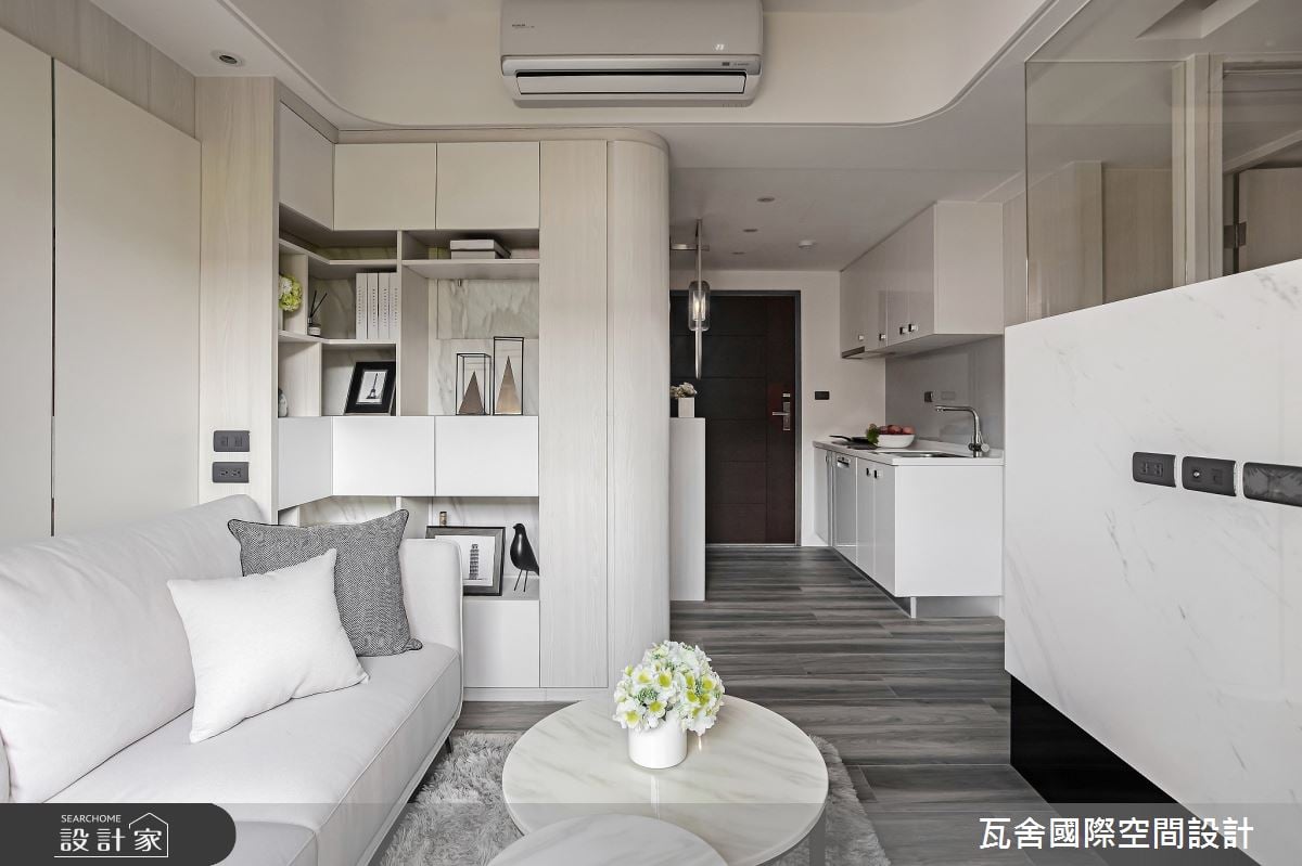 新成屋變身溫馨大套房！活用畸零空間規劃收納，15.62坪兩房一廳小宅擁抱...