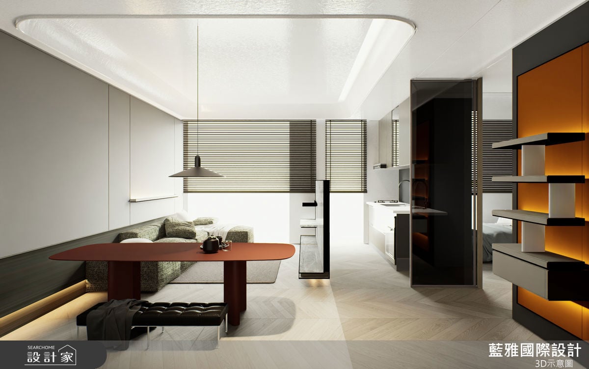 空間即風格的完美演繹！「義式精品美學」線性構圖創 x 材質對比張力，建...