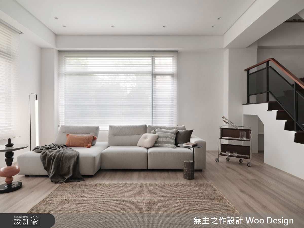 中古屋翻新保留原有櫃體，設計也能不突兀！台中龍井45坪複層住宅翻新，...