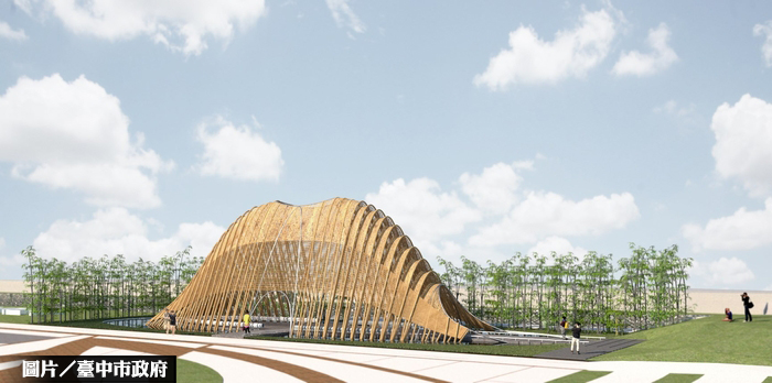 台中花博「竹跡館」 落實節能減碳建築風